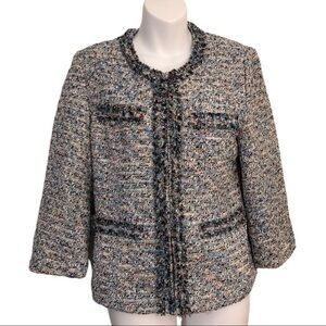 Luii Tweed Jacket Blue
